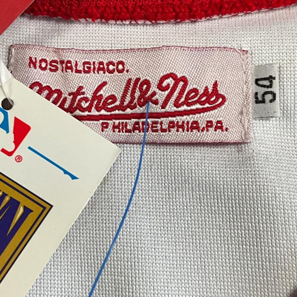 100% Authentic Mitchell & Ness 1975 Carl Yastrzemski Boston Red Sox Jersey (XXL) - Picture 3 of 8